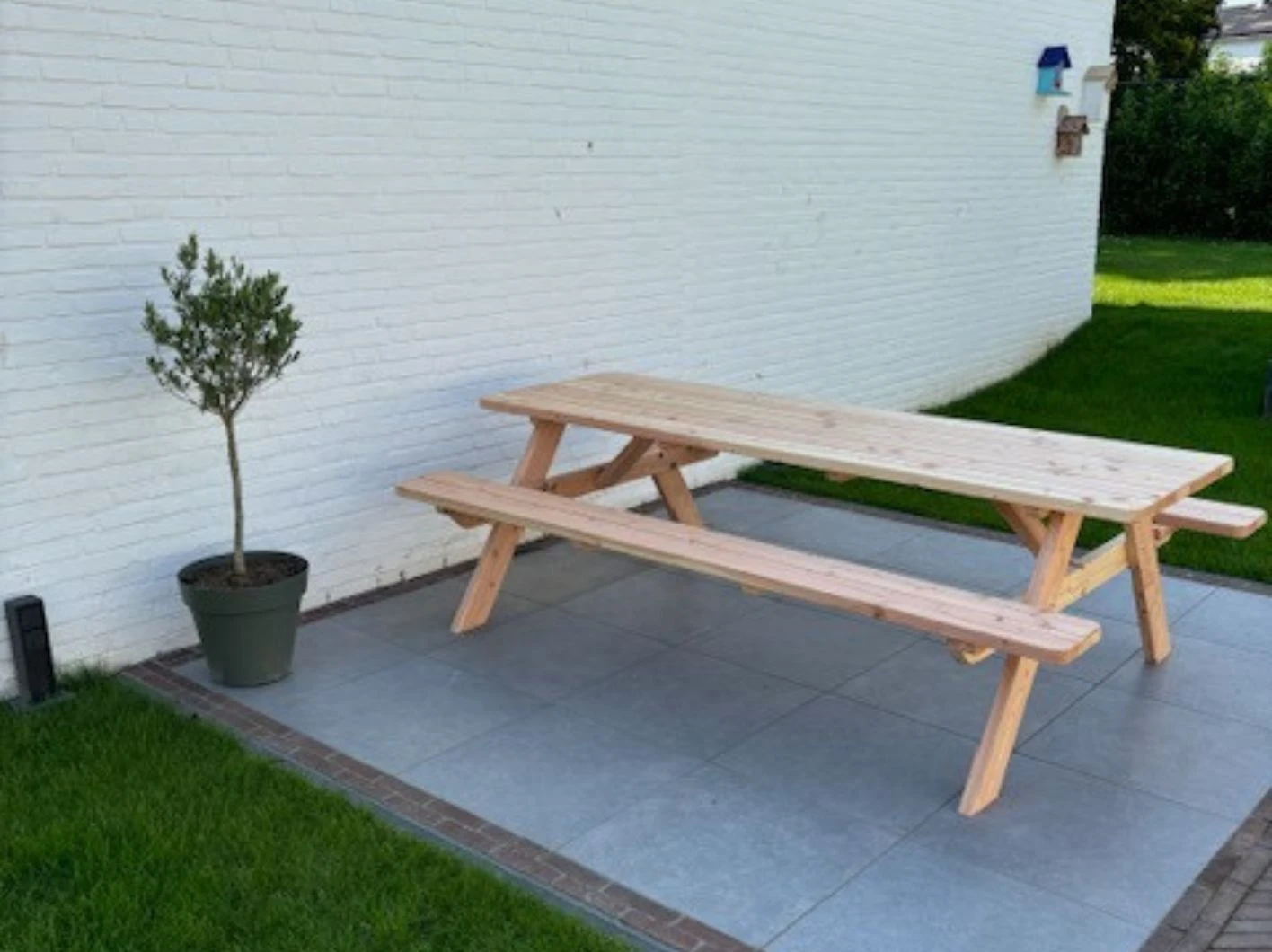 Douglas Picknicktafel Geschaafd - Lengte 240 cm - Afbeelding 4